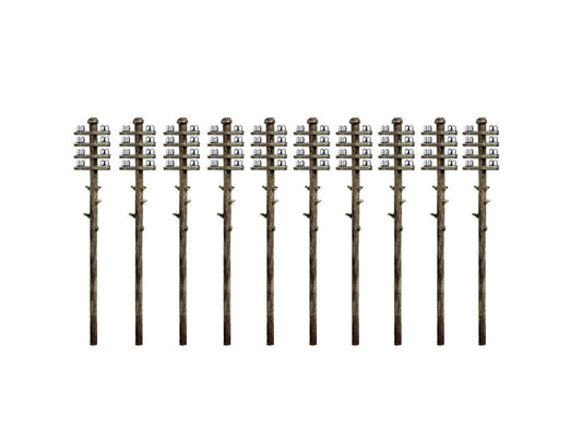 Ratio 211 Telegraph Poles N Gauge Kit