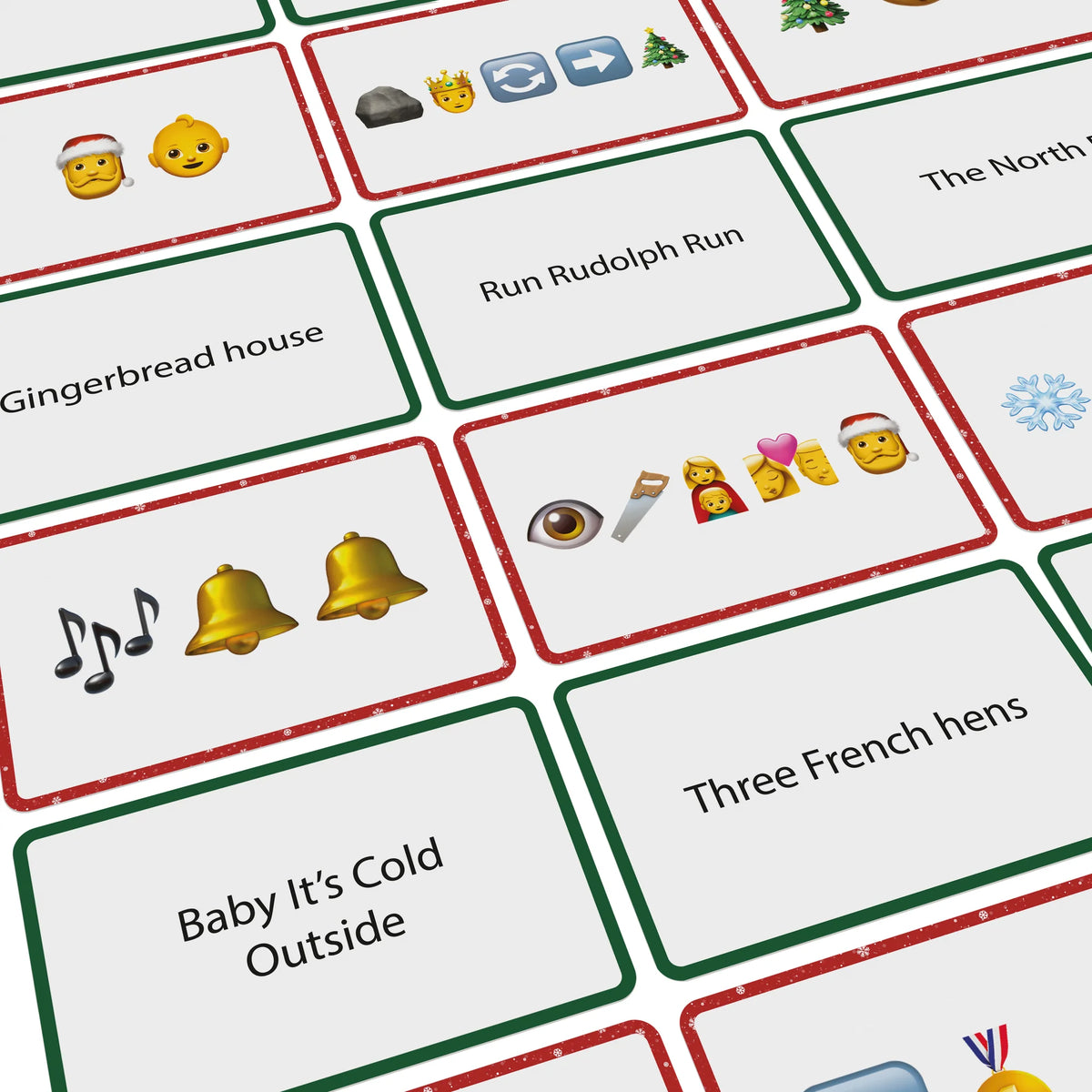 Bubblegum Stuff Name The Emoticon - Christmas Edition Card Game