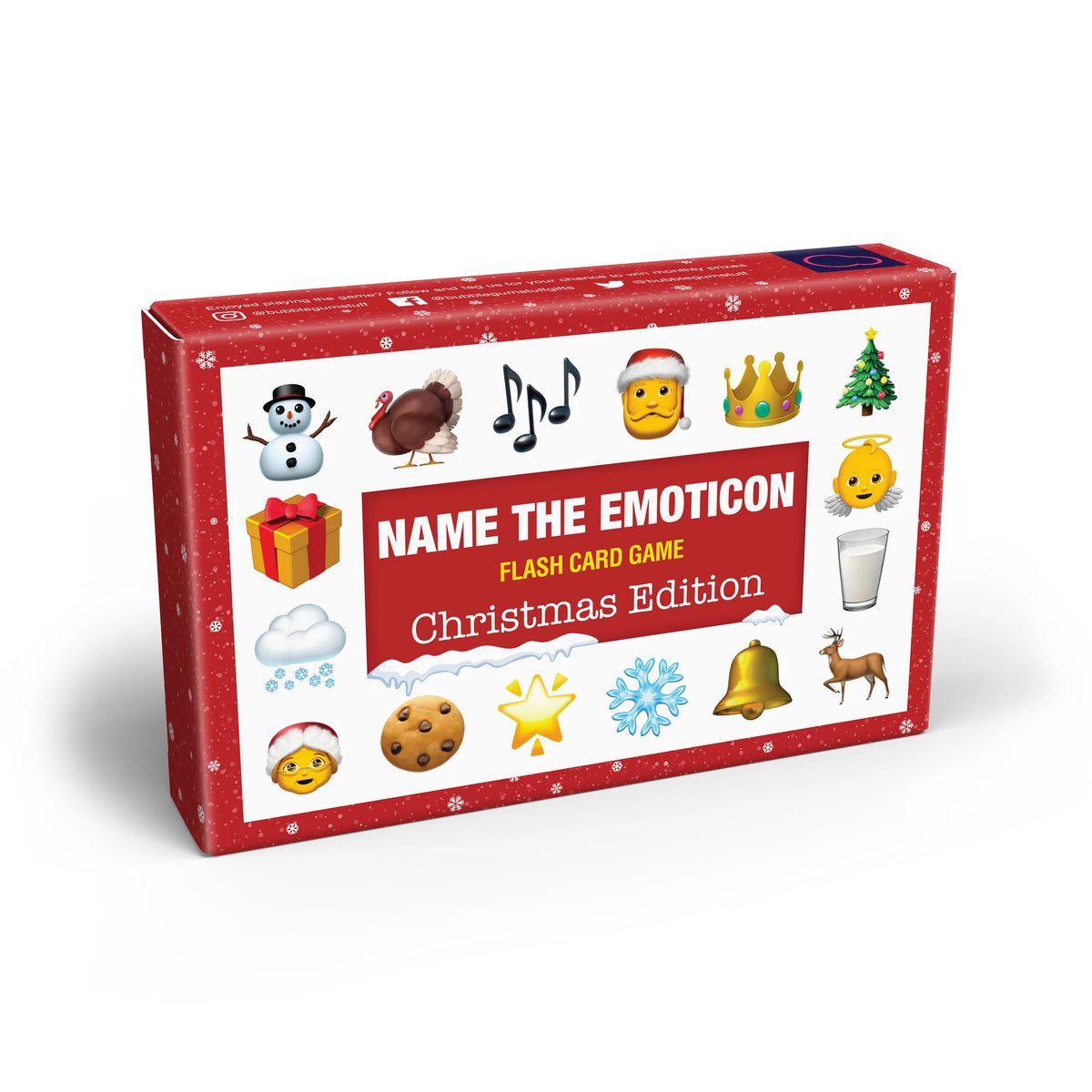 Bubblegum Stuff Name The Emoticon - Christmas Edition Card Game