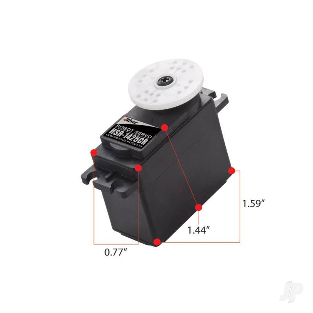 Hitec HSR1425CR Continuous Rotation Robot Servo 2222410