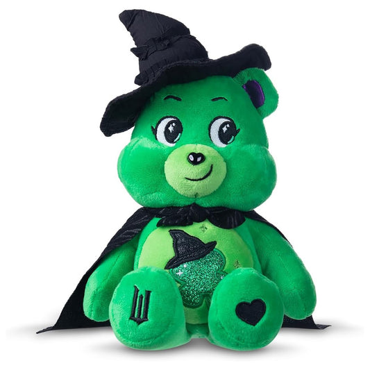 Care Bears x Wicked Good Luck Bear as Elphaba 22cm Plush Soft Toy 23082