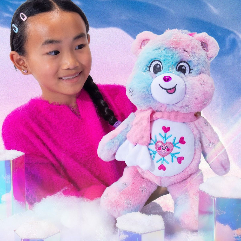 Care Bears Collector Edition Snowflake Sparkle Bear 35cm Plush Soft Toy