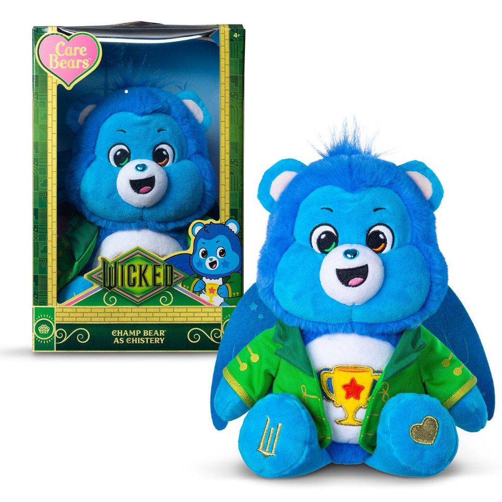Care Bears X Wicked Champ Bear as Christery 30cm Plush Soft Toy