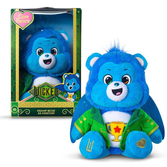 Care Bears X Wicked Champ Bear as Christery 30cm Plush Soft Toy