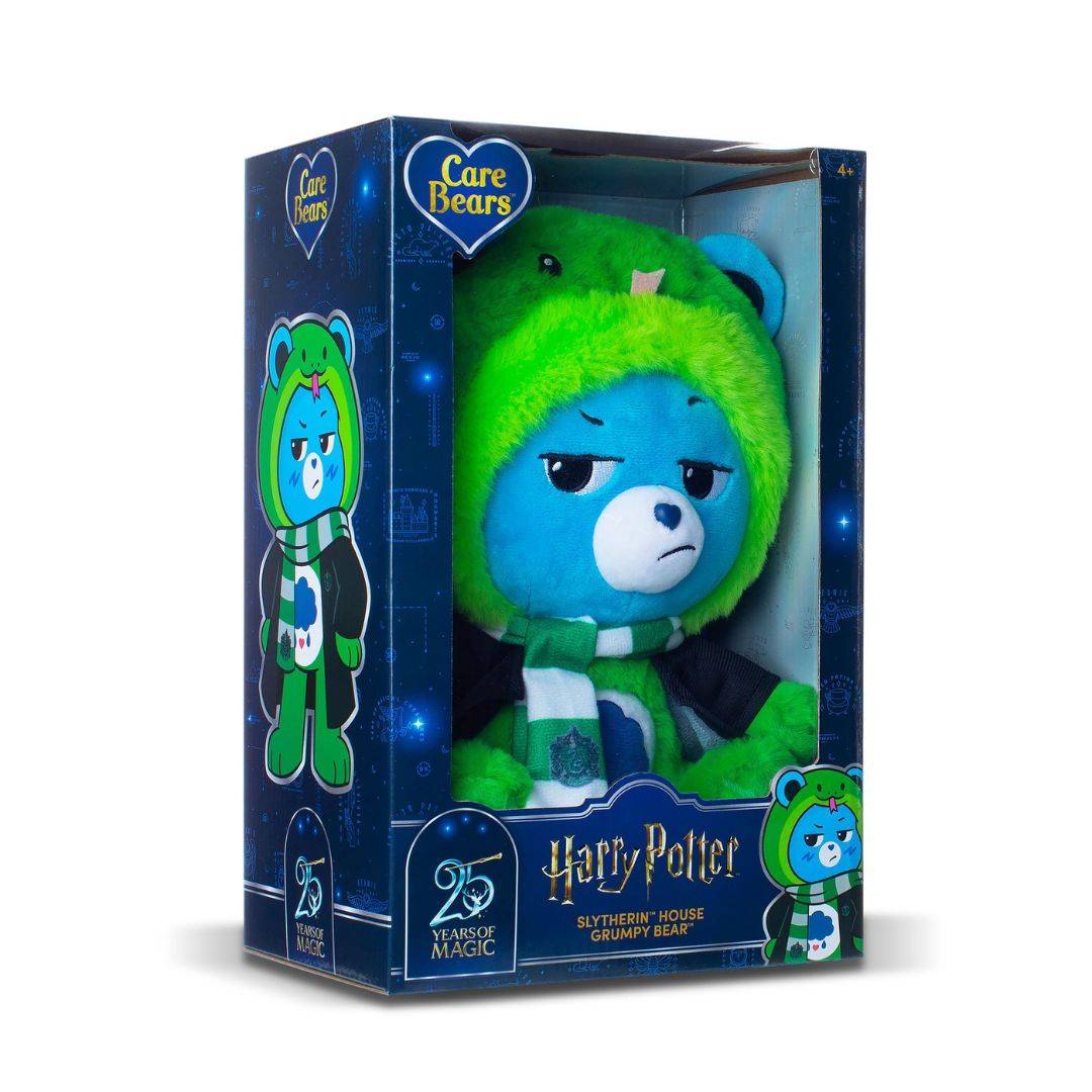 Care Bears X Harry Potter Grumpy Bear X Slytherin Hoodie 30cm Plush Soft Toy