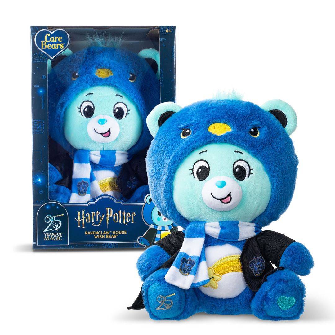 Care Bears X Harry Potter Wish Bear X Ravenclaw Hoodie 30cm Plush Soft Toy