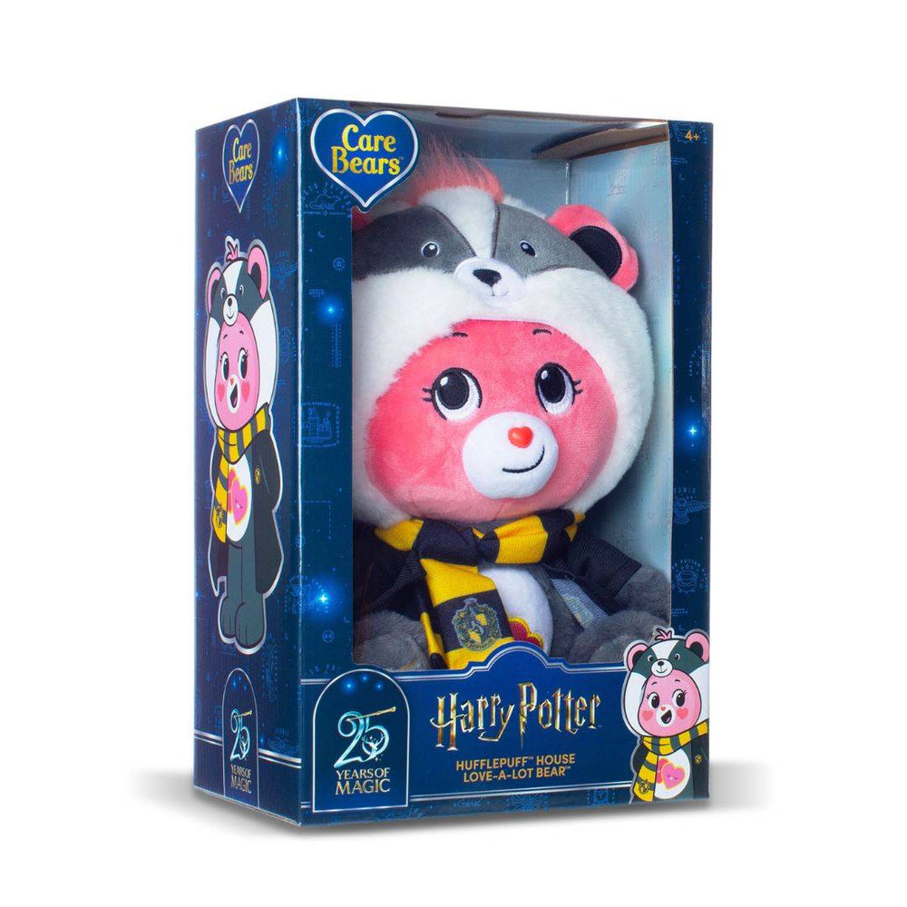 Care Bears X Harry Potter Love-a-Lot Bear X Hufflepuff Hoodie 30cm Plush Soft Toy
