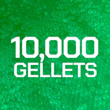 Gel Blaster 10,000 Gellets - Electric Green Surge Mess-Free & Non-Toxic Peletts