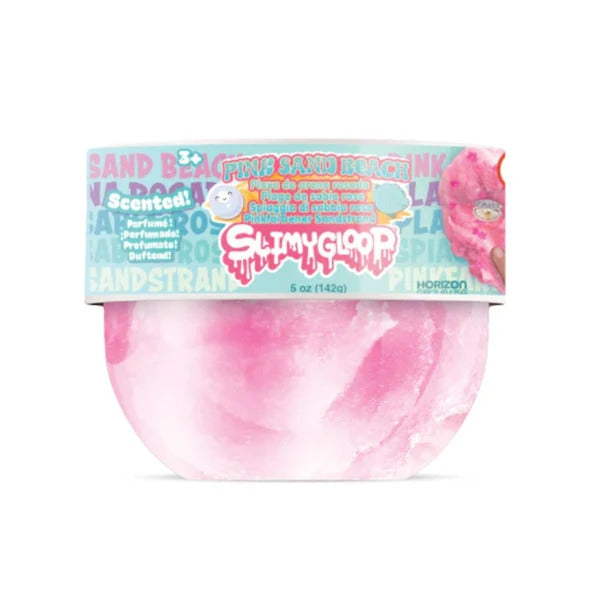 Slimy Gloop Pink Sand Beach Scented Sensory Toy 5oz