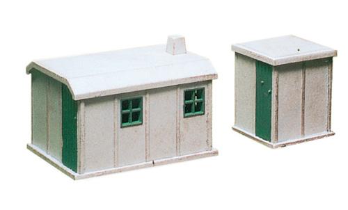 Ratio 238 Concrete Huts (2) N Gauge Kit