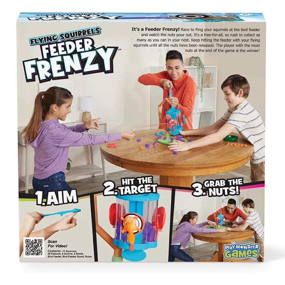 Feeder Frenzy: Flying Squirrels Board Game - Age 6+ 2-3 Players