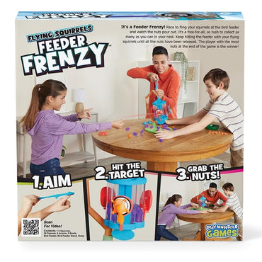 Feeder Frenzy: Flying Squirrels Board Game - Age 6+ 2-3 Players