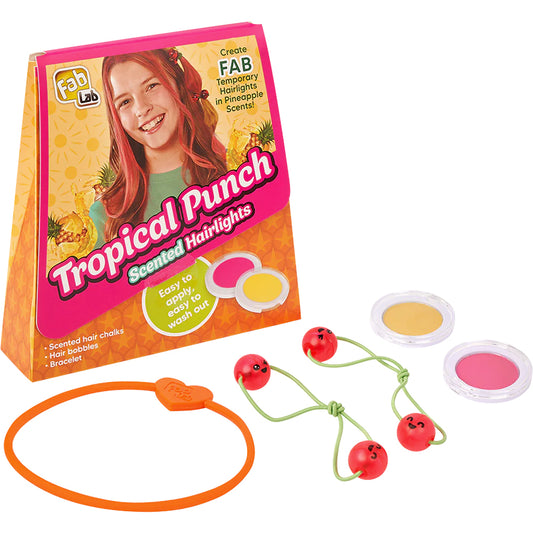 FabLab Tropical Punch Scented Hairlights Age 8+