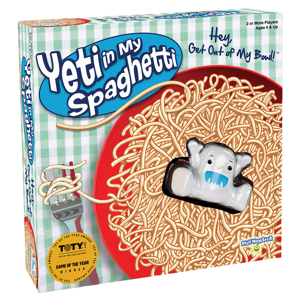 Yeti In My Spaghetti Game - Age 4+ 2+ Players - Playmonster