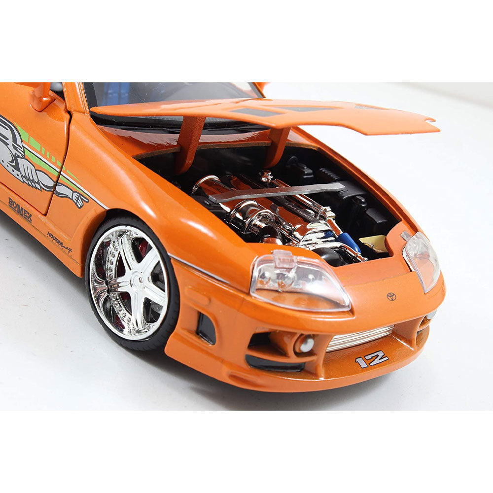 Jada Diecast Fast & Furious Brian's 1995 Toyota Supra 1:24 Model Car