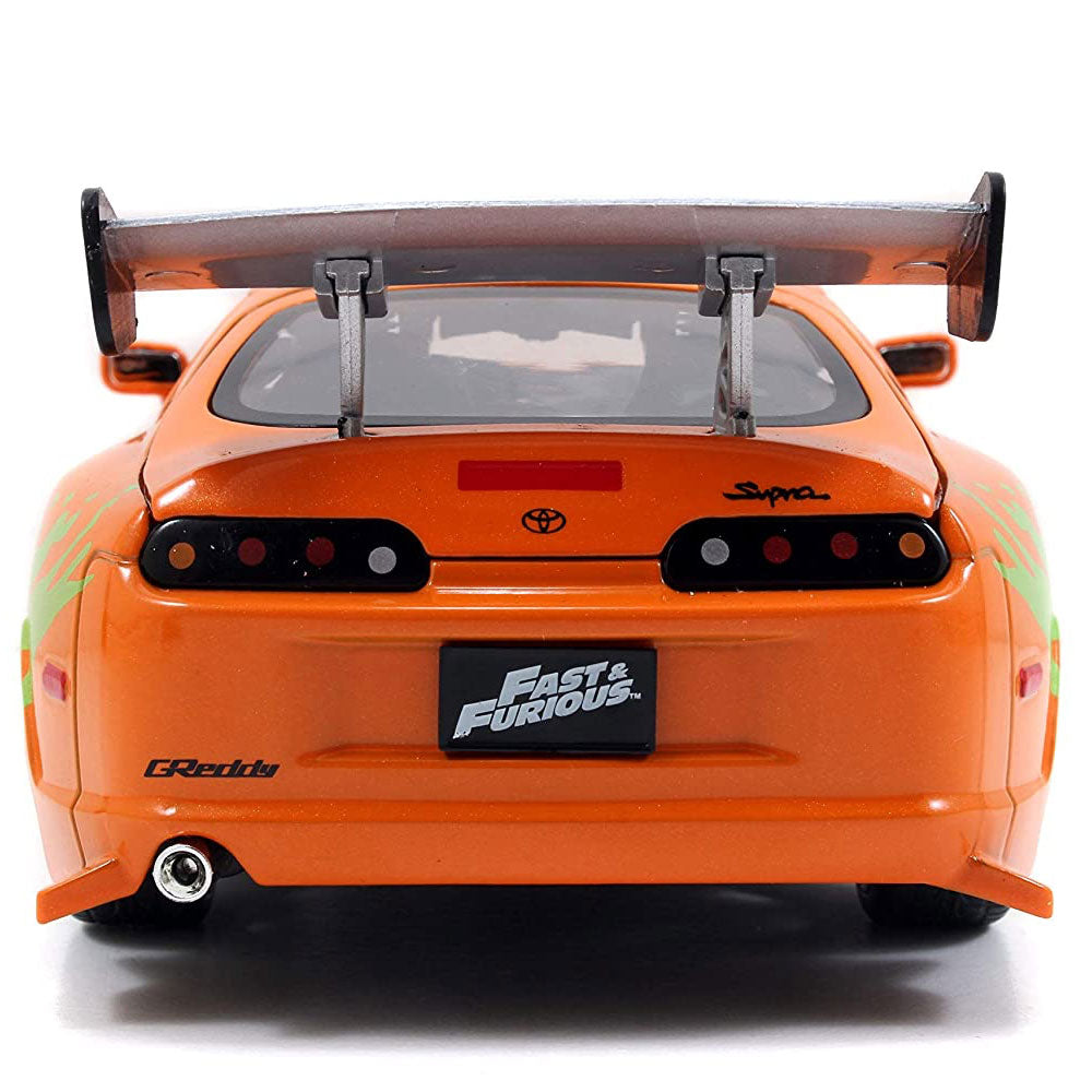 Jada Diecast Fast & Furious Brian's 1995 Toyota Supra 1:24 Model Car