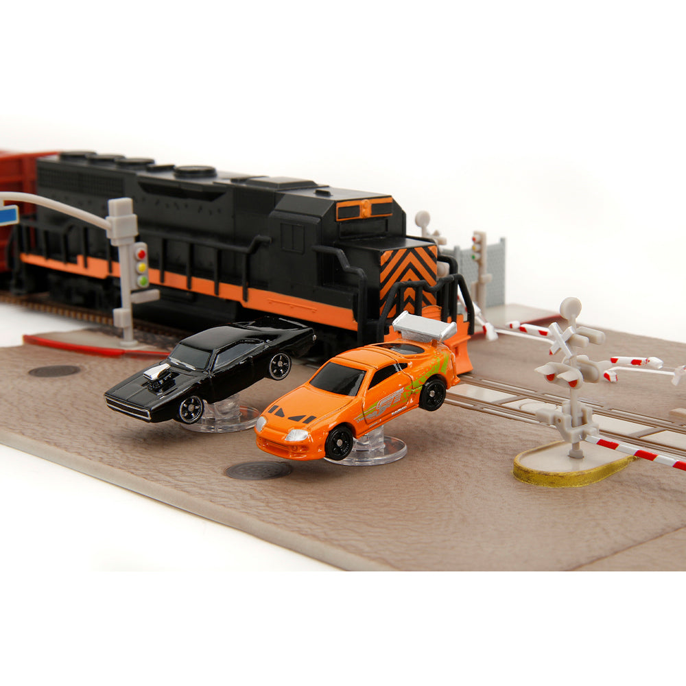 Jada Fast & Furious Nano Scene - Final Race Train Scene