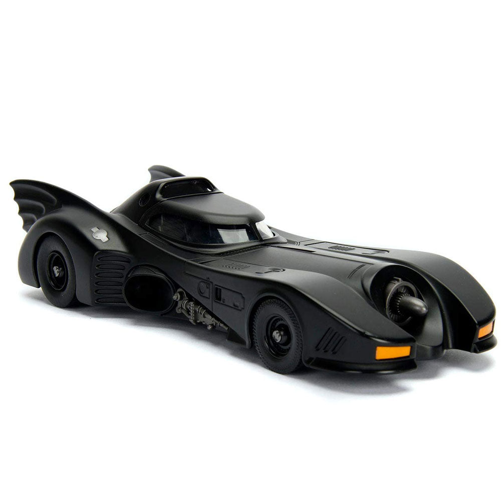 Jada Hollywood Rides 1989 Batman Batmobile & Figure 1:24 Diecast Model Car