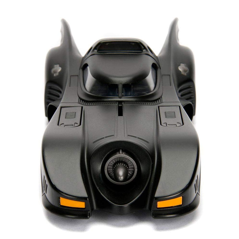 Jada Hollywood Rides 1989 Batman Batmobile & Figure 1:24 Diecast Model Car