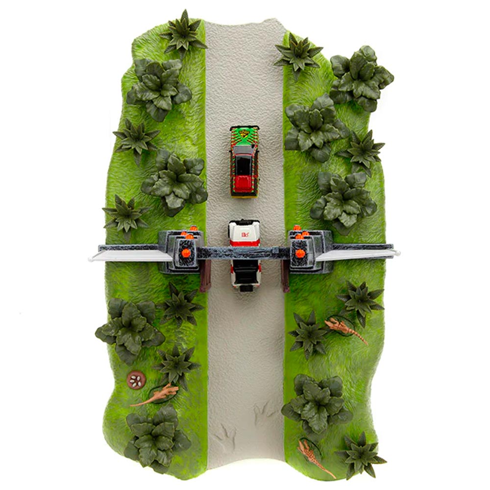 Jada Jurassic Park Nano Rides Diorama Scene Playset w/Jeep Wrangler 253252028