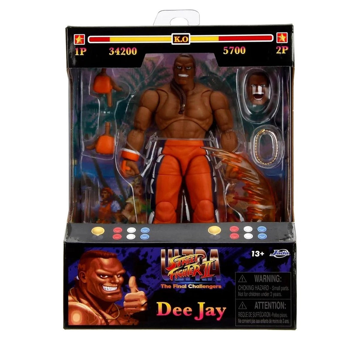Jada Ultra Street Fighter II: Dee Jay 6