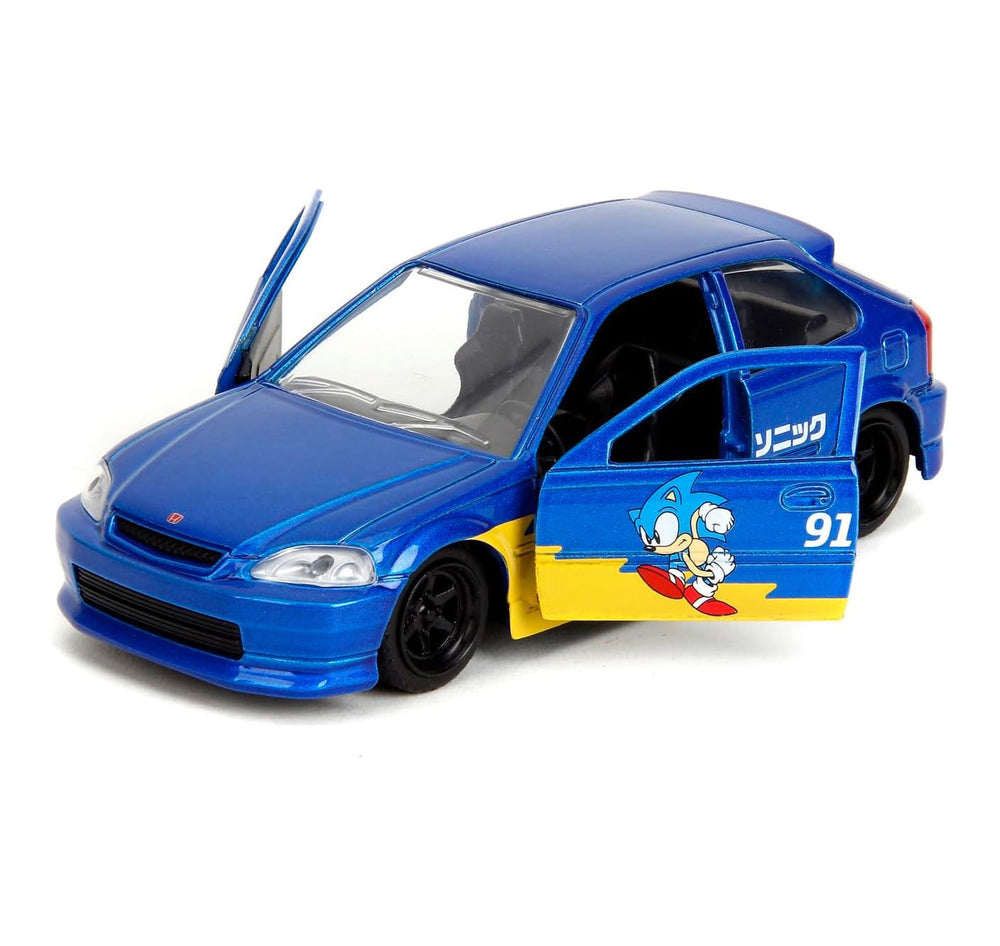 Jada Sonic 1997 Honda Civic Type-R 1:32 Diecast Car