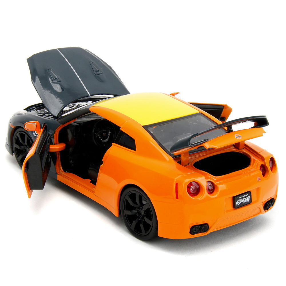 Jada Naruto Shippuden 2009 Nissan GTR with Uzumaki Figure 1:24 Diecast Car