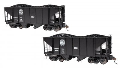 Bachmann USA 2-Bay Steel Hopper (2/Box) East Broad Top #807 & #808 (Acorn logo) On30 27902