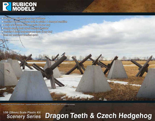 Rubicon Models 283005 Dragon Teeth & Czech Hedgehog 1:56 Plastic Model Kit