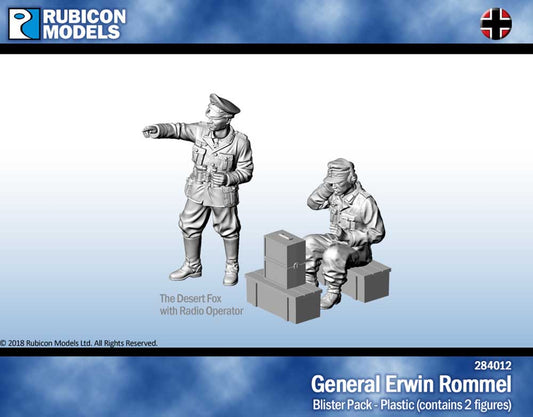 Rubicon Models 284012 General Erwin Rommel 1:56 Plastic Model Kit
