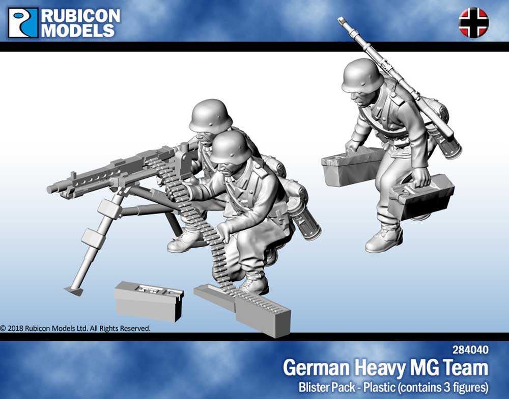 Rubicon Models 284040 German Hmg Team 1:56 Plastic Model Kit