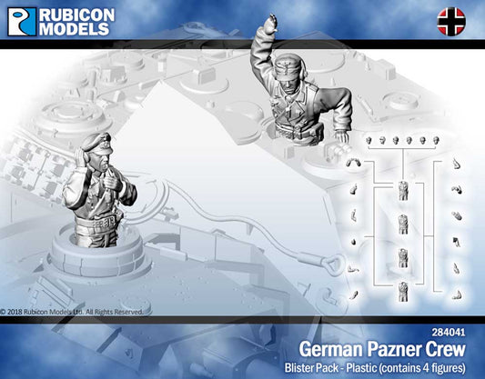 Rubicon Models 284041 German Panzer Crew 1:56 Plastic Model Kit