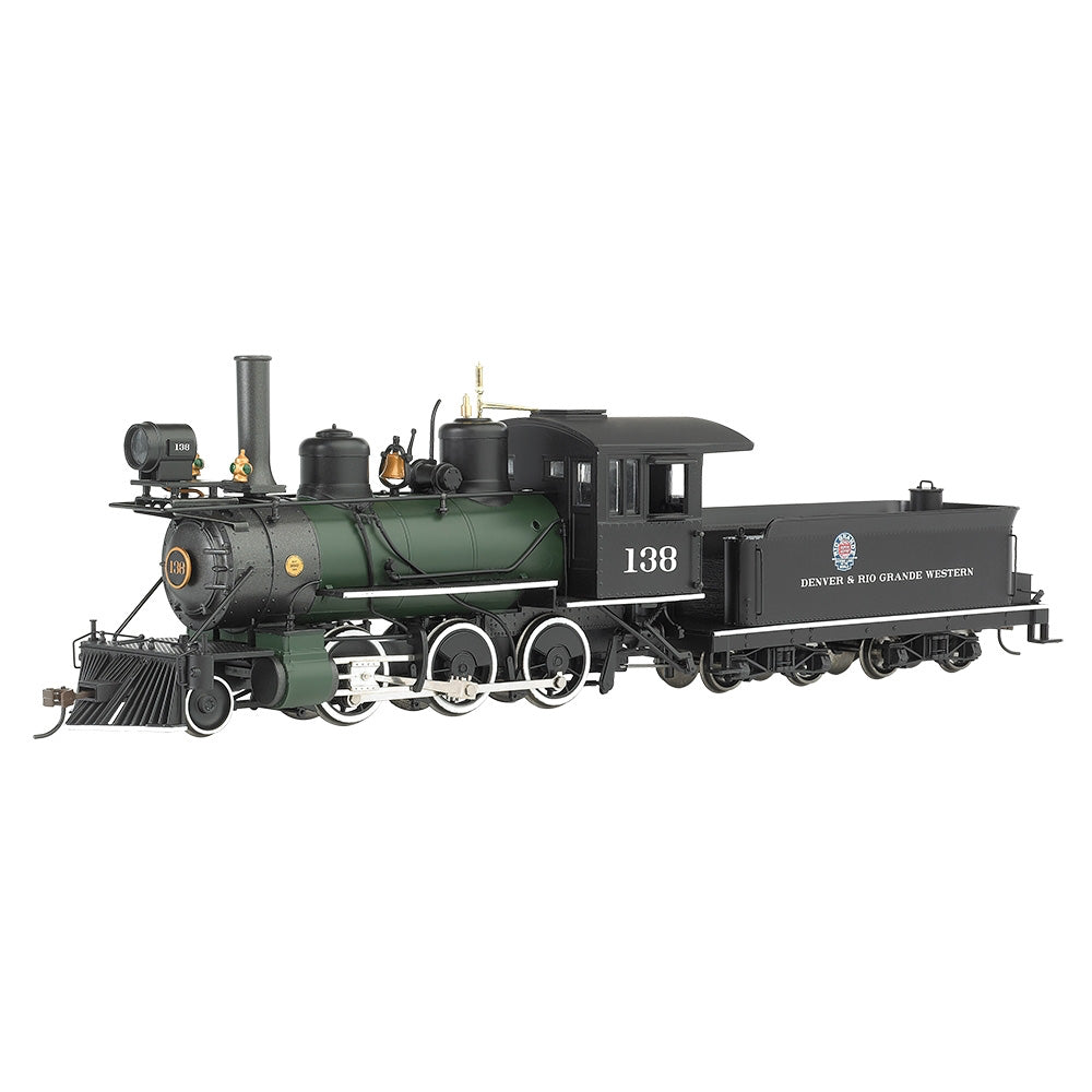 Bachmann USA 2-6-0 - D&RGW #138 (Green Boiler) On30 Gauge 29301