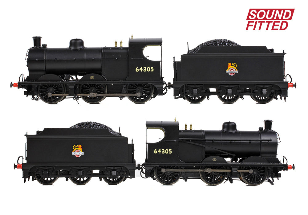 Bachmann Branchline 31-319ASF GCR 9J (J11) 64305 BR Black (Early Emblem) SF OO