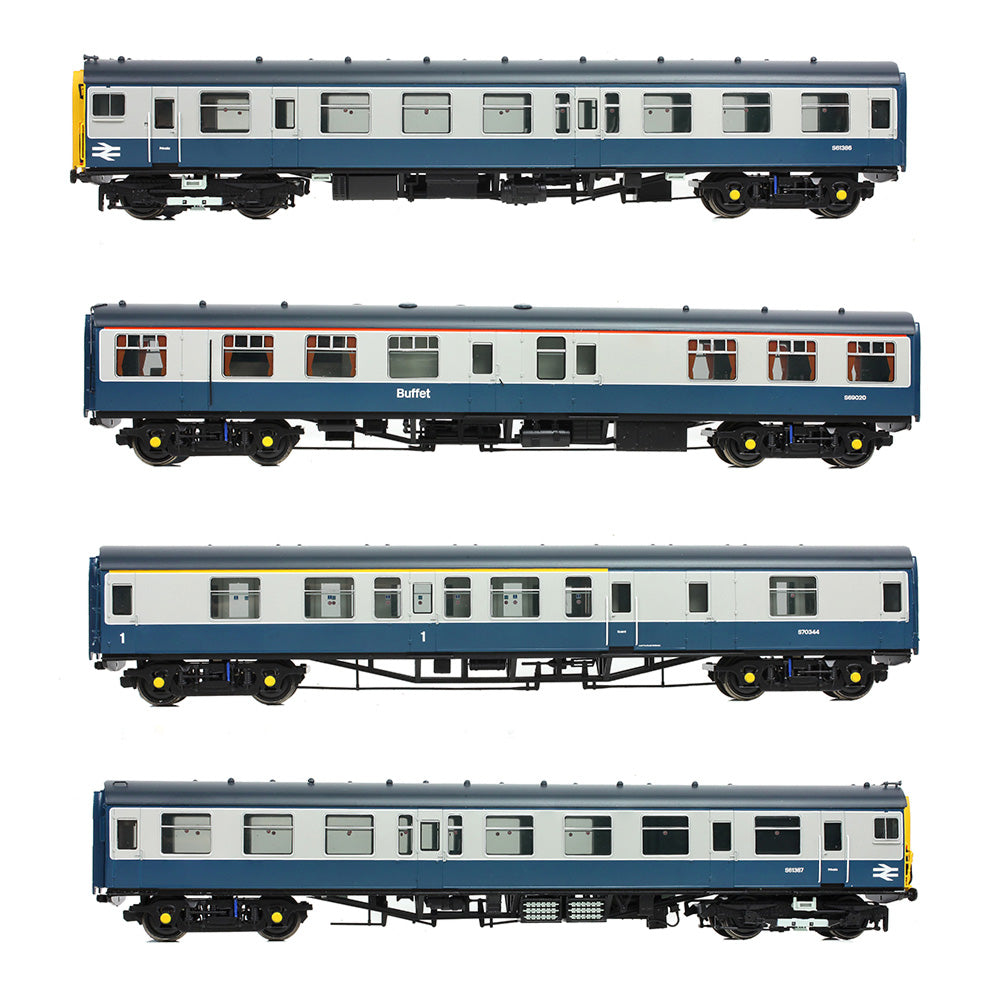 Bachmann Branchline 31-424 Class 422/7 4TEP 4 Car EMU (Refurbished) 2703 BR Blue & Grey OO Gauge