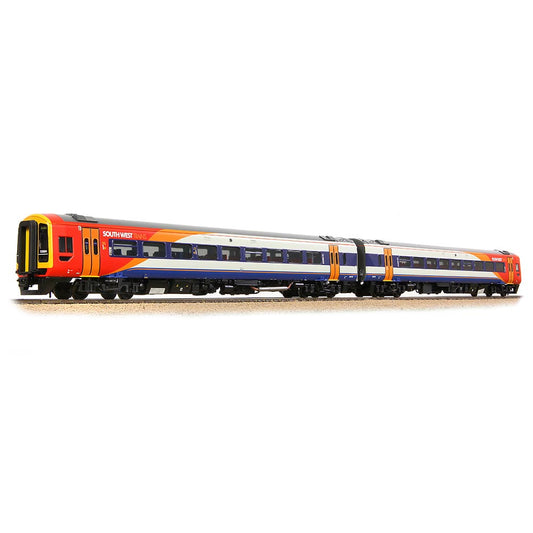 Bachmann Branchline 31-495 Class 158 2-Car DMU 158884 South West Trains OO Gauge