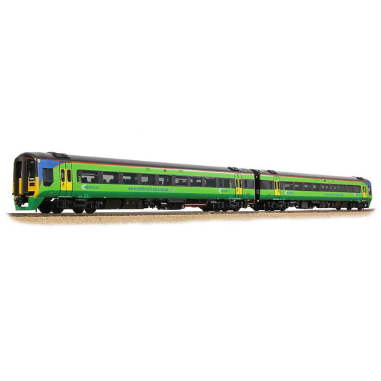 Bachmann Branchline 31-516A Class 158 2-Car DMU 158856 Central Trains OO Gauge