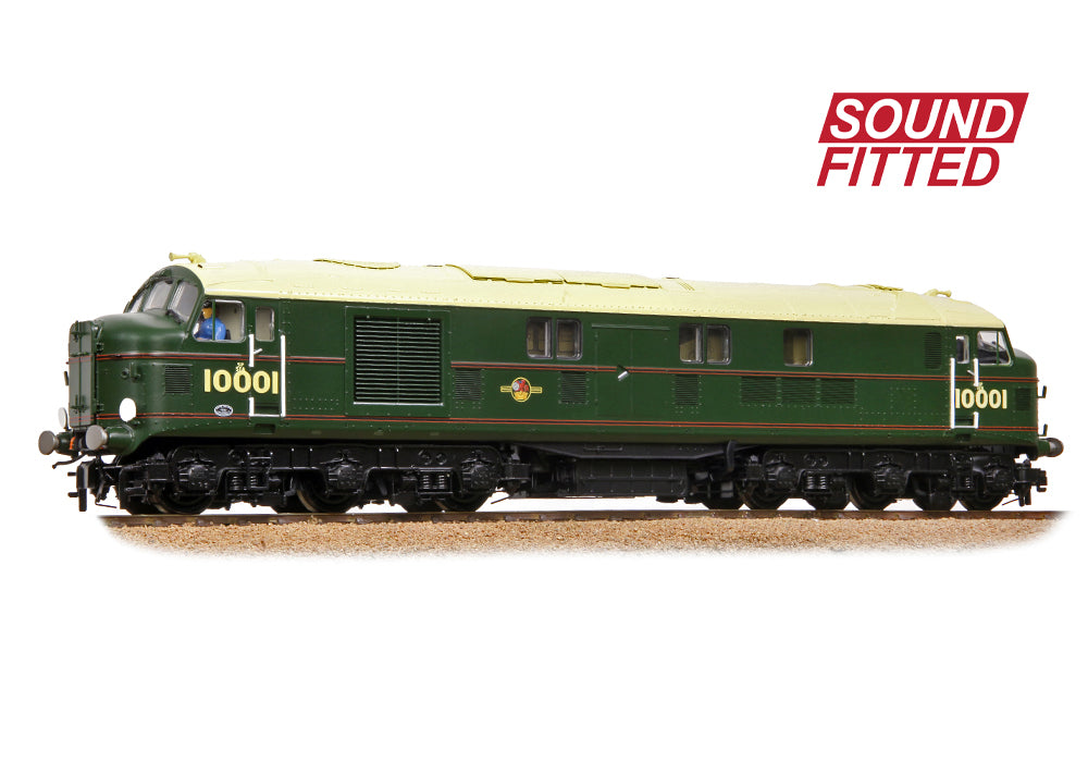 Bachmann Branchline 31-995ASF LMS 10001 BR Lined Green (Late Crest) SF OO Gauge