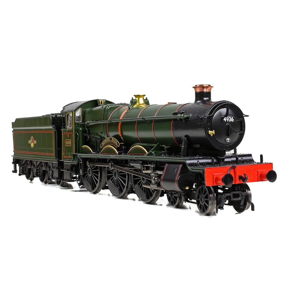 Bachmann Branchline 32-008 GWR 49XX 'Hall' 4936 Kinlet Hall BR Lined Green Late