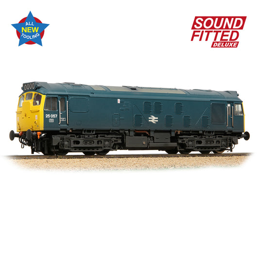 Bachmann Branchline 32-340SFX Class 25/1 25057 BR Blue [W]