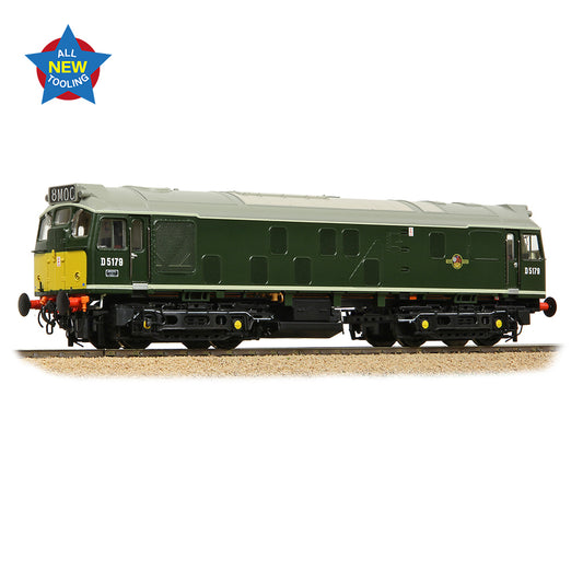 Bachmann Branchline 32-343ASF Class 25/1 D5179 BR Green (Small Yellow Panels)