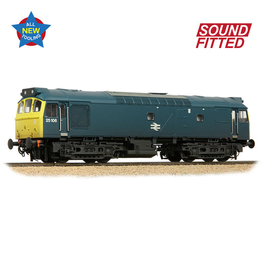 Bachmann Branchline 32-346SF Class 25/2 25106 BR Blue [W]