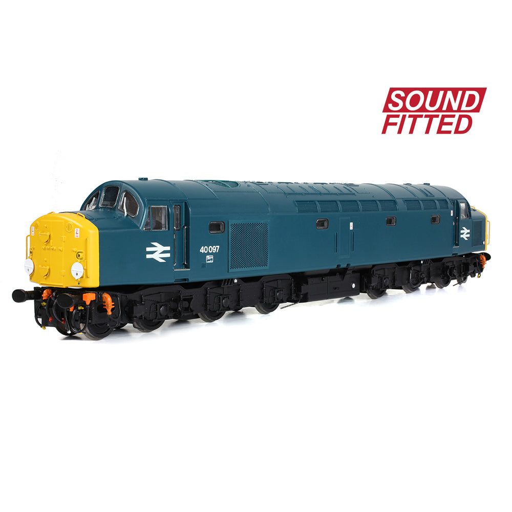 Bachmann Branchline 32-489SF Class 40 Disc Headcode 40097 BR Blue Loco