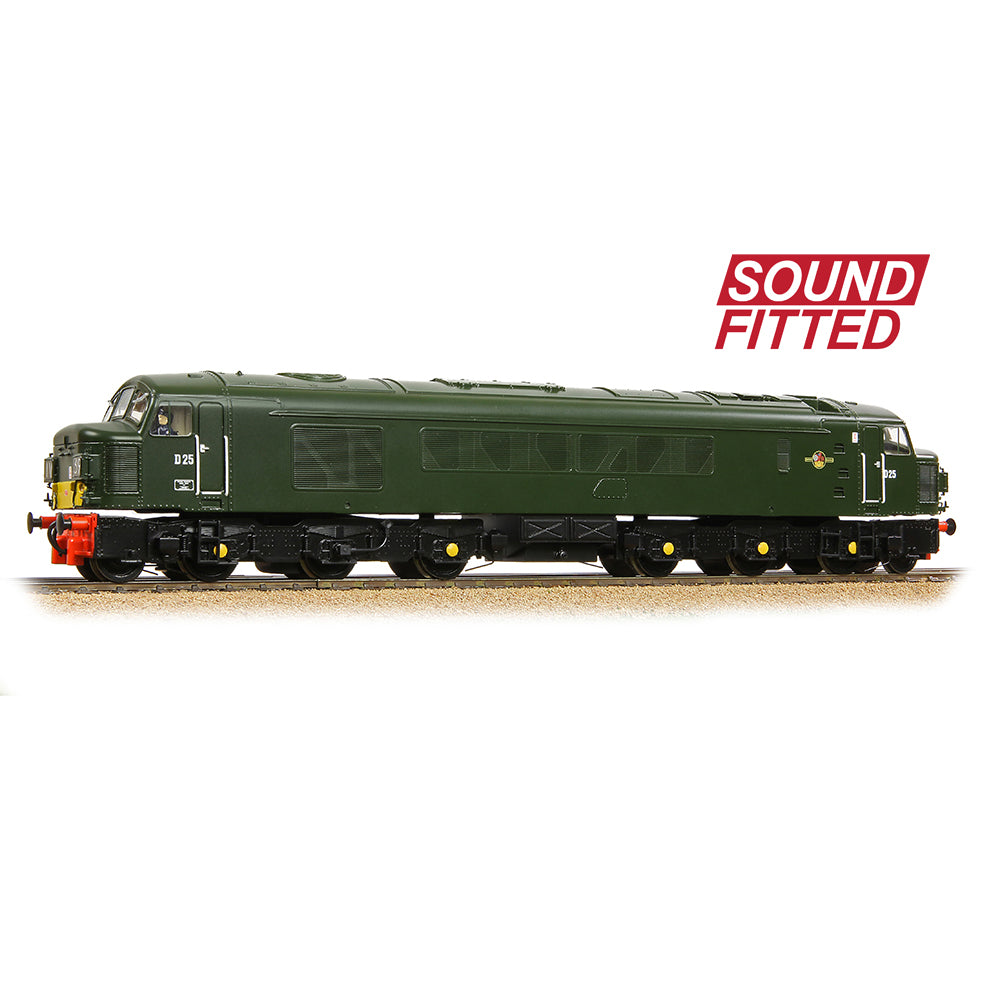 Bachmann Branchline 32-679ASF Class 45 Split Headcode D25 BR Plain Green (Small Yellow Panels)