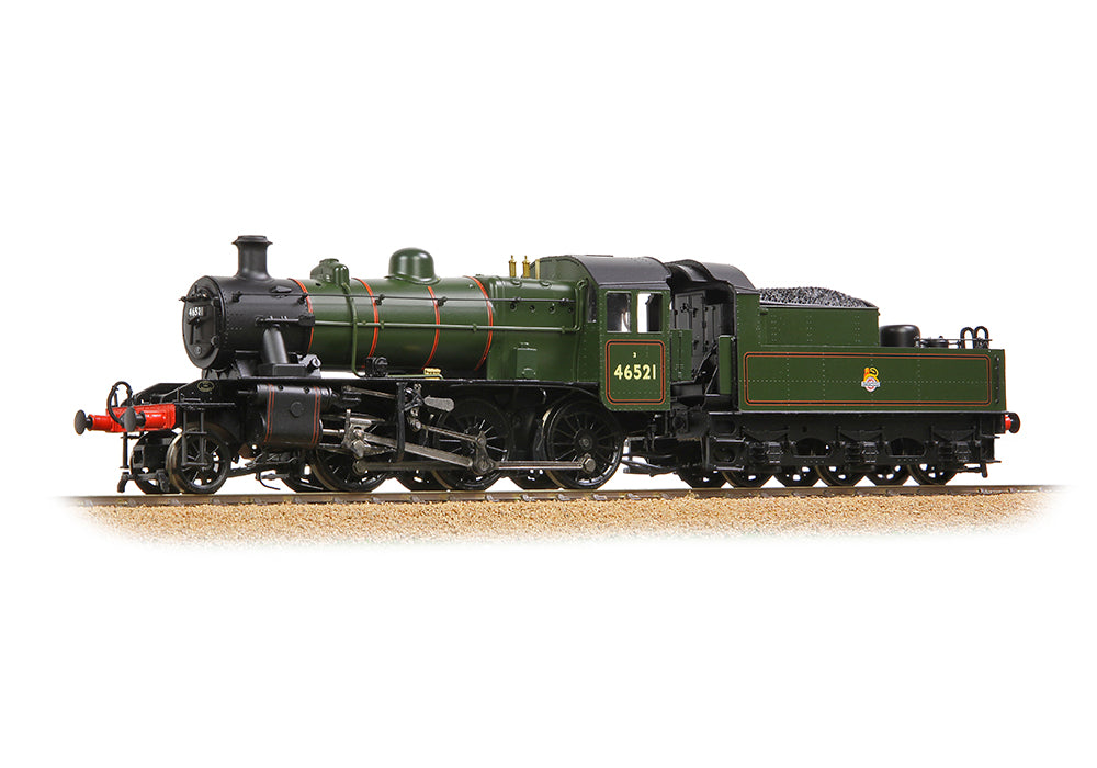 Bachmann Branchline 32-831 LMS Ivatt 2MT 46521 BR Lined Green (Early Emblem) OO