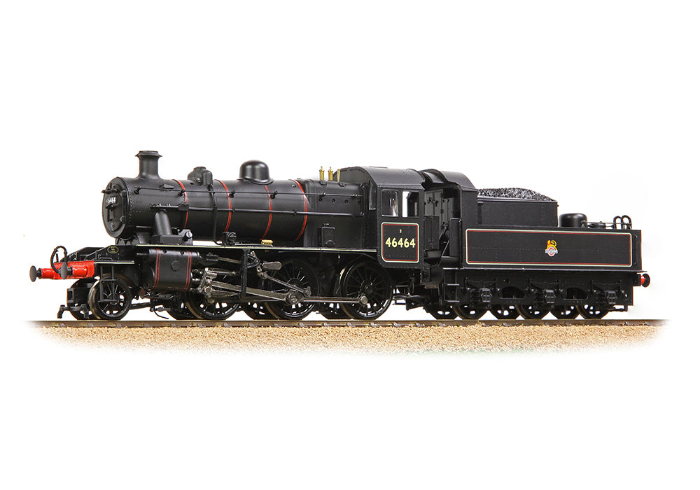Bachmann Branchline 32-832 LMS Ivatt 2MT 46464 BR Lined Black (Early Emblem) OO