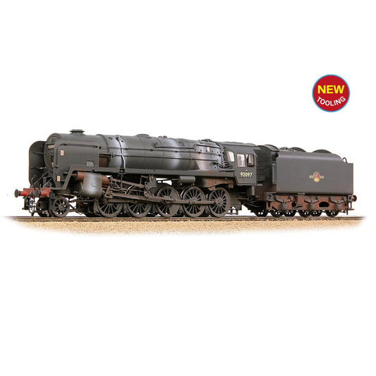 Bachmann Branchline 32-862A BR Std 9F (Tyne Dock) w/BR1B Tender 92097 BR Black (Late Crest) [W] OO Gauge