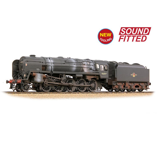 Bachmann Branchline 32-862ASF BR Std 9F (Tyne Dock) w/BR1B Tender 92097 BR Black (Late Crest) [W] OO Gauge