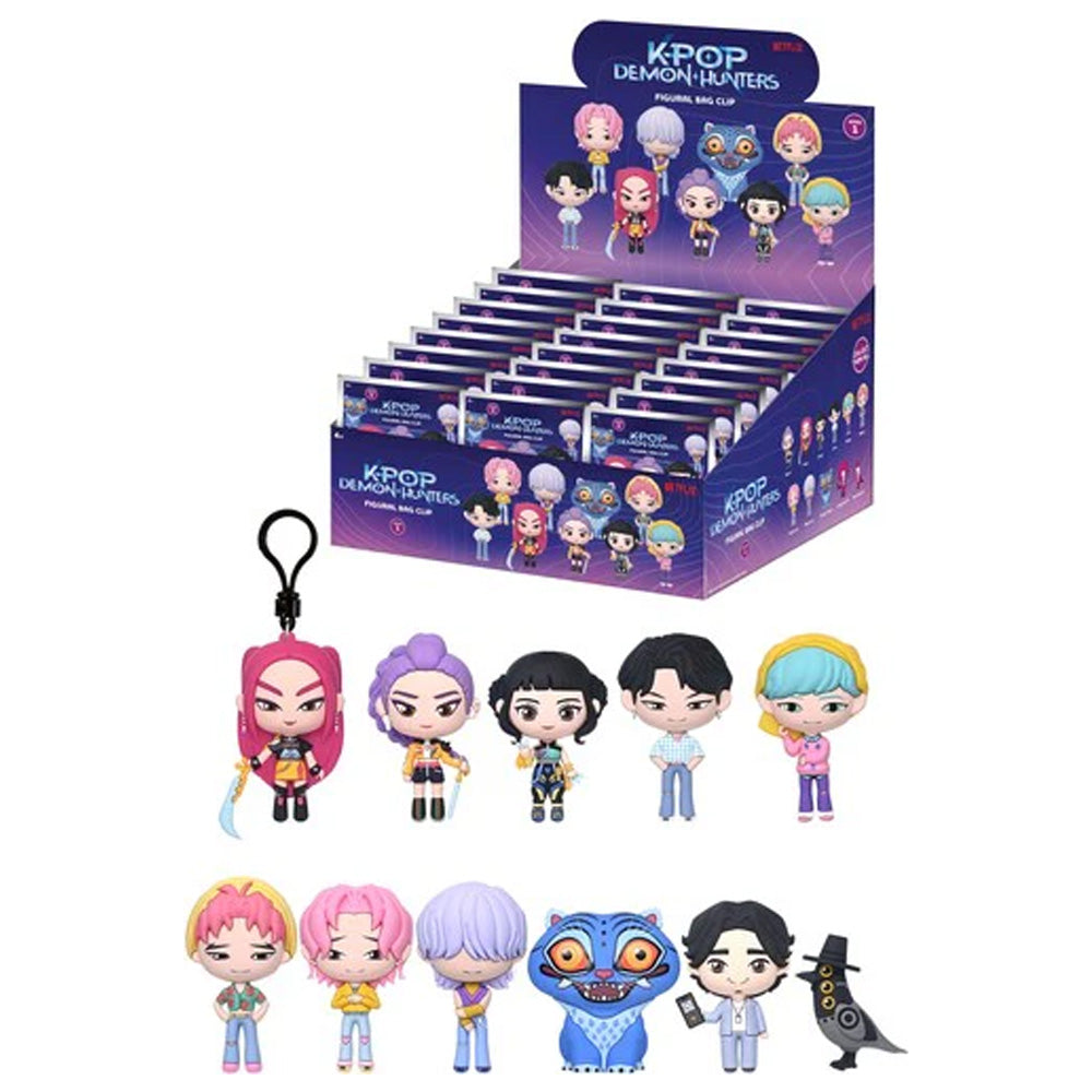 K-Pop Demon Hunters Figure Bag Clips - Monogram