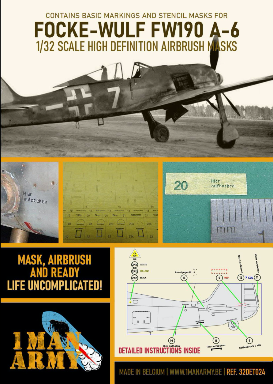 1ManArmy 32DET024 1:32 Focke-Wulf Fw-190A-6